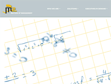 Tablet Screenshot of mattersofmanagement.com